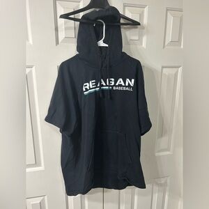 Reagan baseball short sleeve hoodie